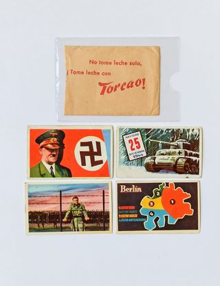SOBRE CROMOS SEGUNDA GUERRA MUNDIAL LECHE TORCAO