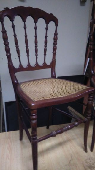 2 Sillas Vintage - Madera & Mimbre