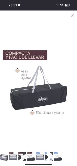 Cuna viaje Chico - Plegable