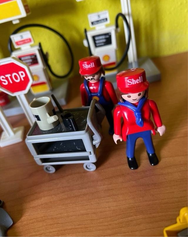 Stazione di servizio Shell Playmobil Vintage