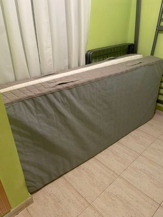 Litera metálica gris - 2 camas