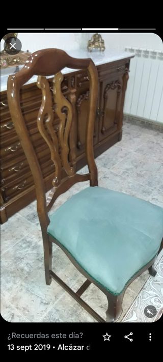 Salón clásico: Vitrina + Aparador