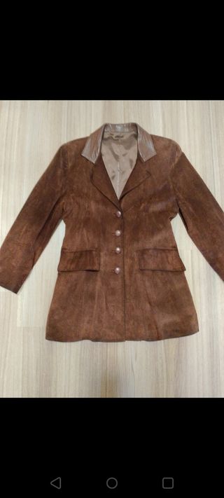 Chaqueta ante marrón Yelderis - talla 38-40