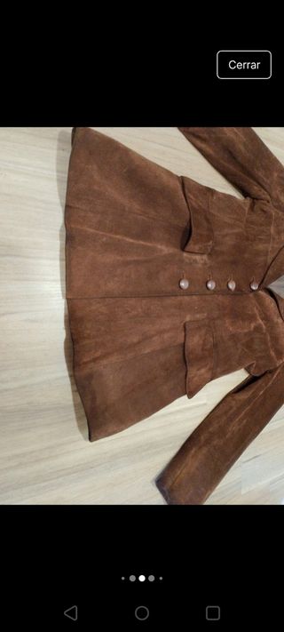 Chaqueta ante marrón Yelderis - talla 38-40