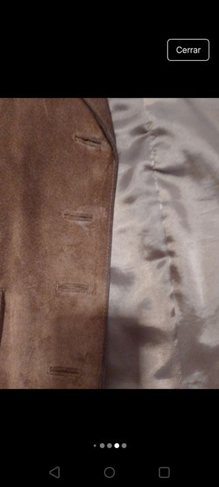 Chaqueta ante marrón Yelderis - talla 38-40