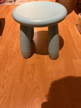 Taburete infantil azul