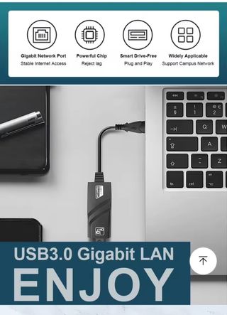 Adaptador Ethernet Gigabit DBIT USB 3.0