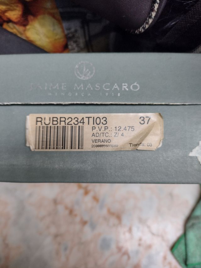 Zapatos Jaime Mascaro Piel Marrón 38