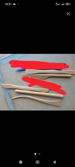 Herramientas modelado arcilla plastilina