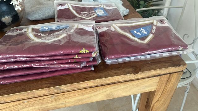 Camiseta joma roja-blanca