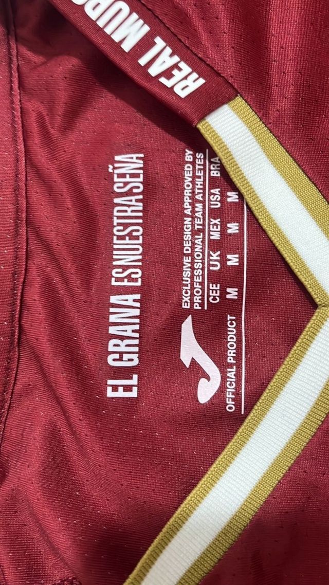 Camiseta joma roja-blanca