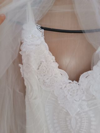 Vestido novia encaje