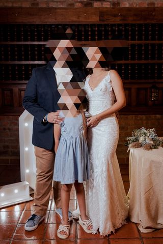 Vestido novia encaje