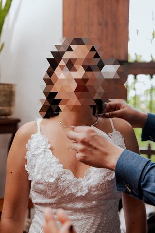 Vestido novia encaje