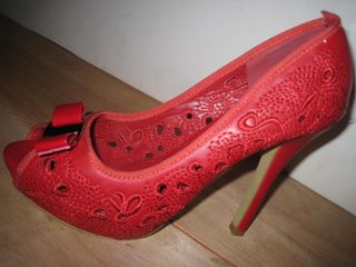 Lote Zapatos rojos tacón (2 pares) - 39 y 40