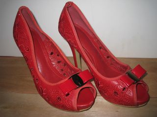 Lote Zapatos rojos tacón (2 pares) - 39 y 40