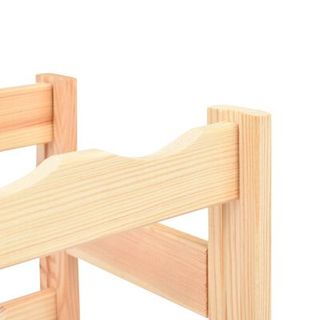 vidaXL Botellero para 77 botellas de madera