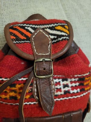 Mochila Piel - hecha a mano