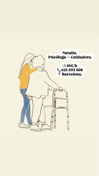 Cuidadora de yayos - 5 años de experiencia.