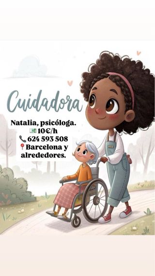 Cuidadora de yayos - 5 años de experiencia.