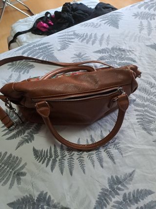 Bolso Desigual marrón - multicolor