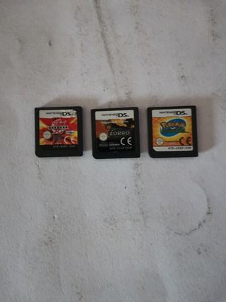 3 Giochi Nintendo DS: Pokémon, Zorro, Bakugan