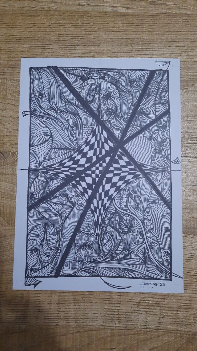 Disegno astratto originale