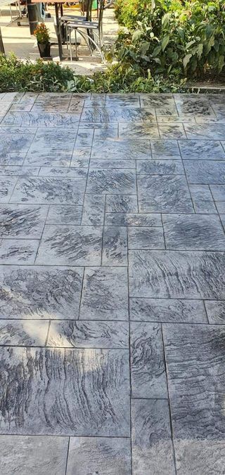 Suelo hormigón impreso 