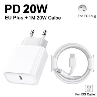 Cargador PD 20W + Cable USB-C