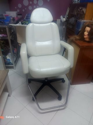 Sillón estética blanco