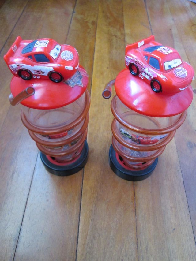 2 vasos Rayo McQueen y molde de silicona