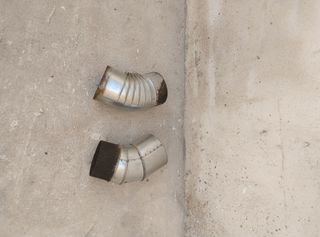 Codos acero galvanizado 45°.
