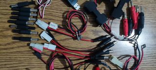 Spine, supporti batterie,cavi vari,prese ,modellis