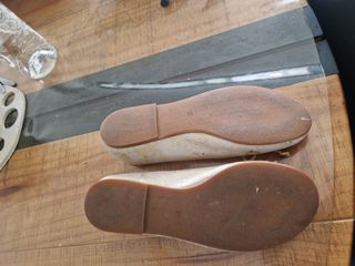 Ballerinas Kbx Band beige/doradas