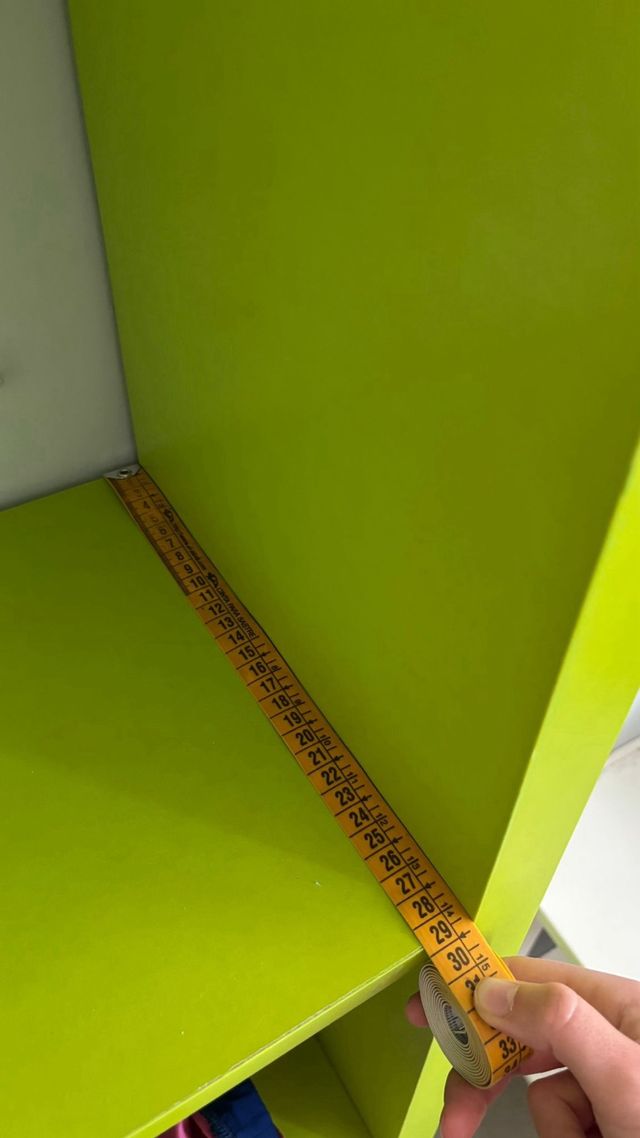 Estanteria verde - Libreria 6 cubos