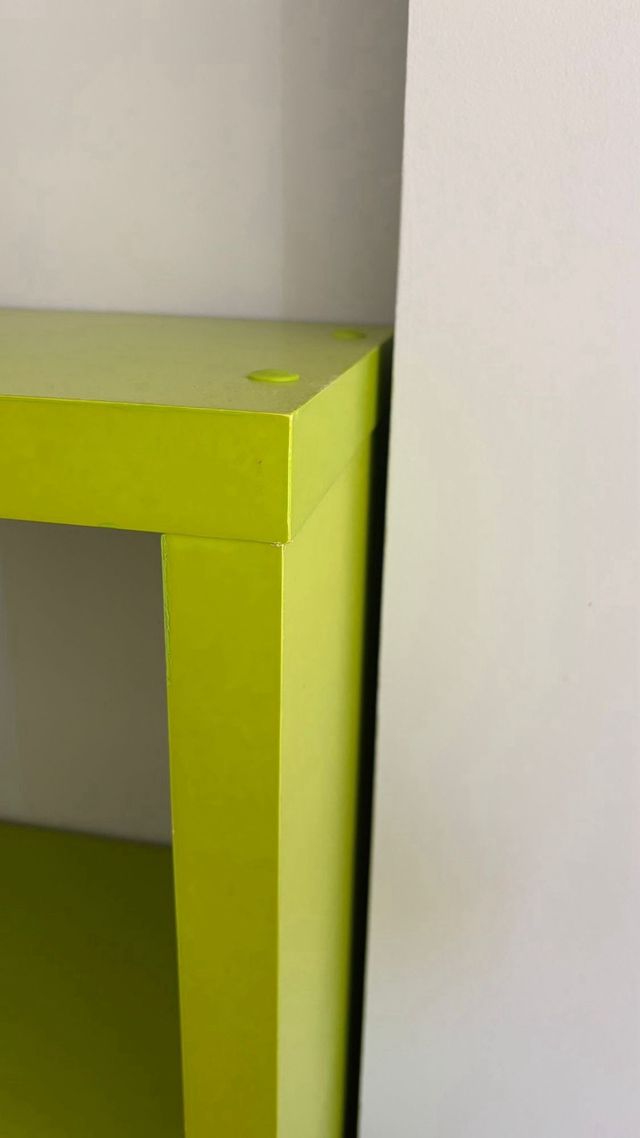 Estanteria verde - Libreria 6 cubos