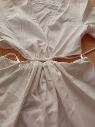 Vestido Zara blanco - mini
