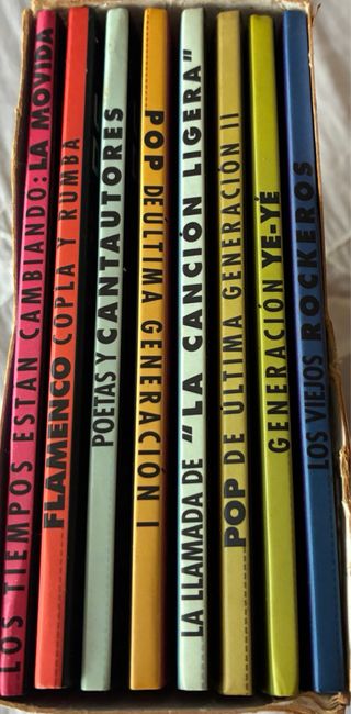 8 CDs Música Pop Española Clásica