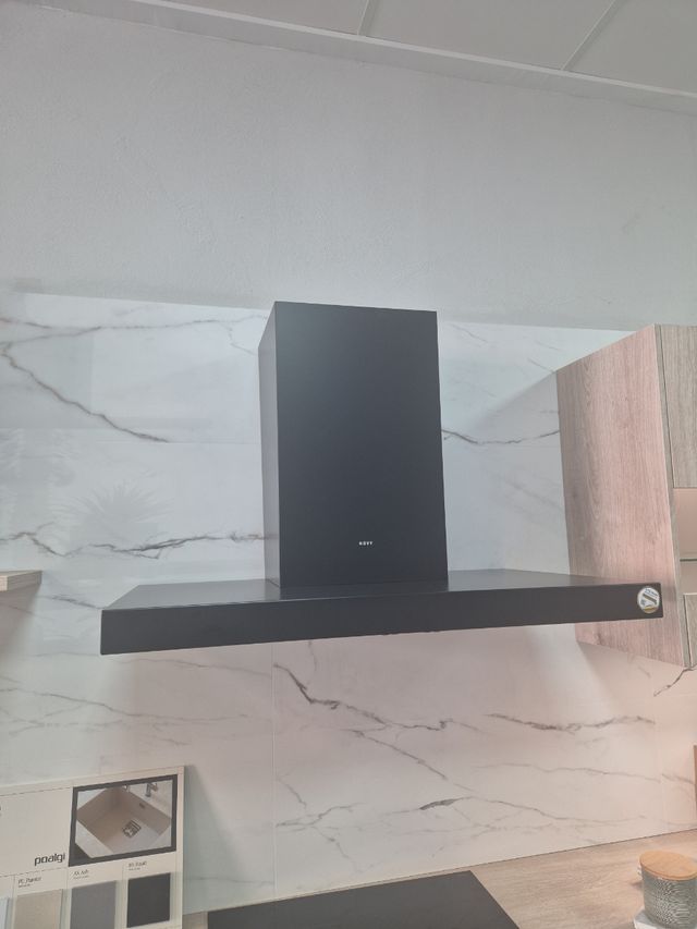Campana extractora Novy 90cm negra salsa 6512
