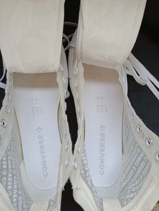 Converse botas translúcidas Talla 39,5