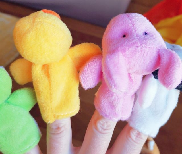 Juguetes bebe, títeres y puzzle de tela