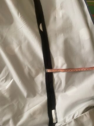 Traje Flamenca lunares blanco-negro, talla 52