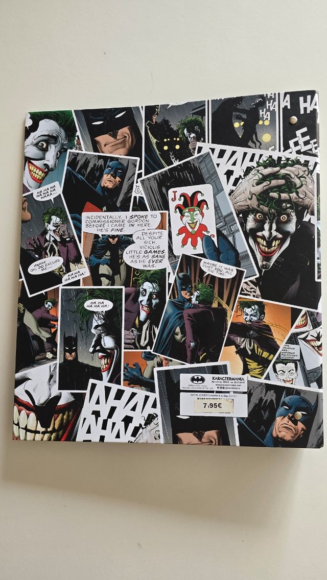 Carpeta Batman Joker 4 anillas