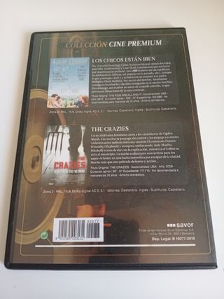 2 Películas DVD: Los Chicos Están Bien + The Crazi