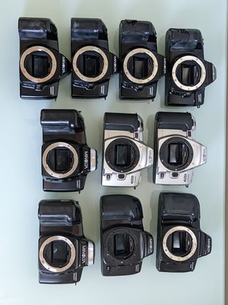 13 Cámaras Minolta FUNCIONANDO