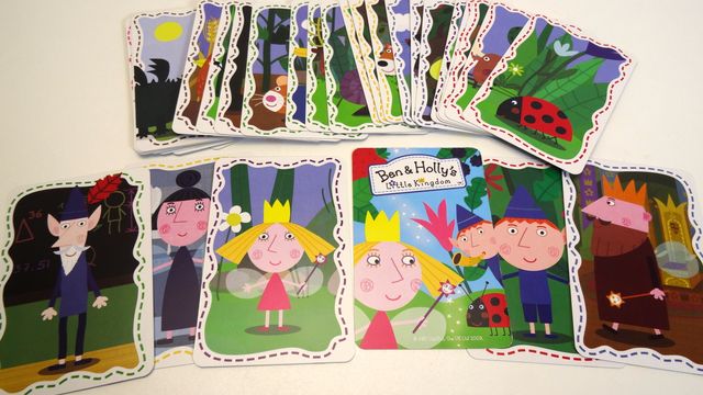Juego de cartas de Ben y Holly +3 años como nuevo