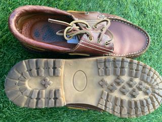 Náuticos marrones de piel