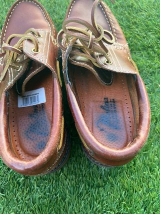 Náuticos marrones de piel