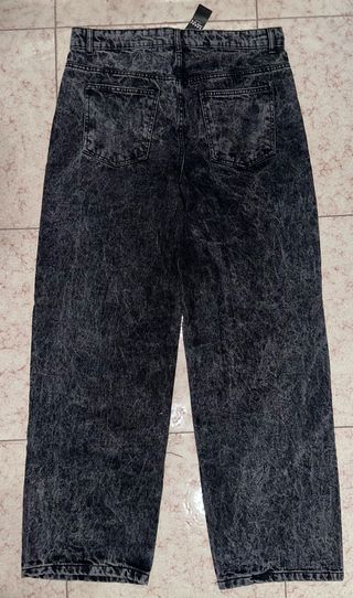 Jeans neri effetto stone washed