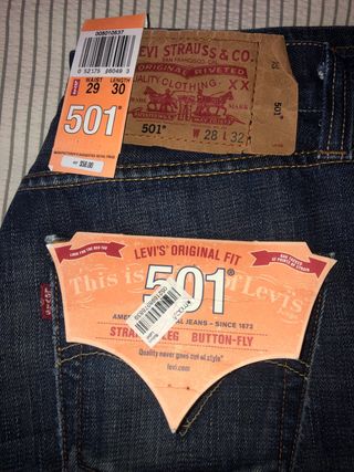 Jeans 501 vaquero pantalon levis 28/32